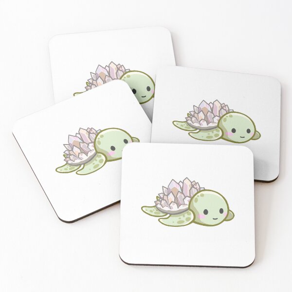 Item preview, Cute Baby Quartz Sea Turtle Sticker designed and sold by 10six.