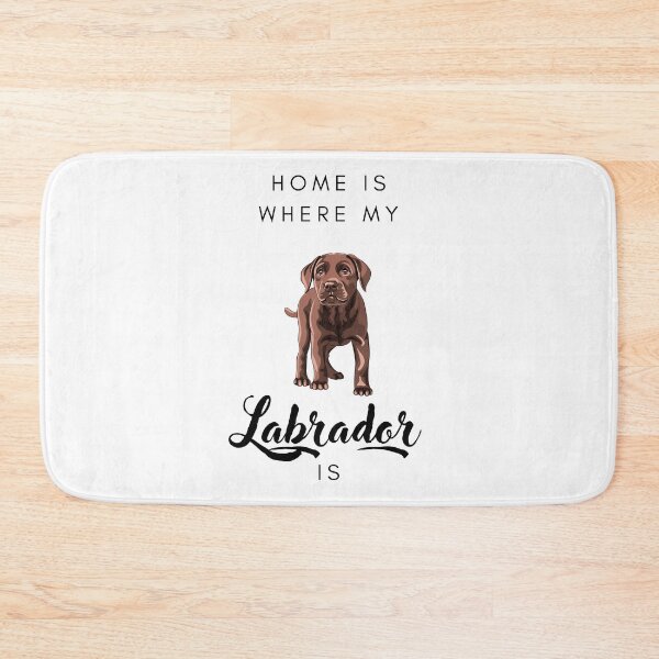 Item preview, Home is where my labrador is designed and sold by LiliesValley.