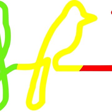 Artwork thumbnail, Three little birds Reggae Rasta Jamaica bird by Neolitikum