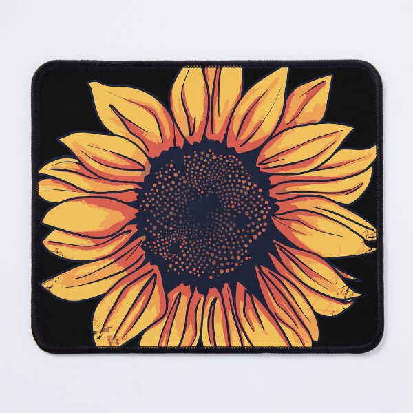 Item preview, Sunflower Art Illustration Distressed designed and sold by palicia9x.
