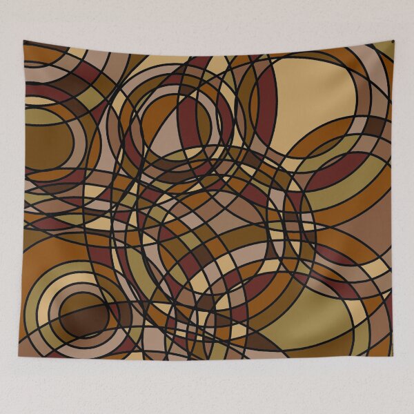Item preview, "Rings" Abstract-Geometric design designed and sold by Mschirrye.