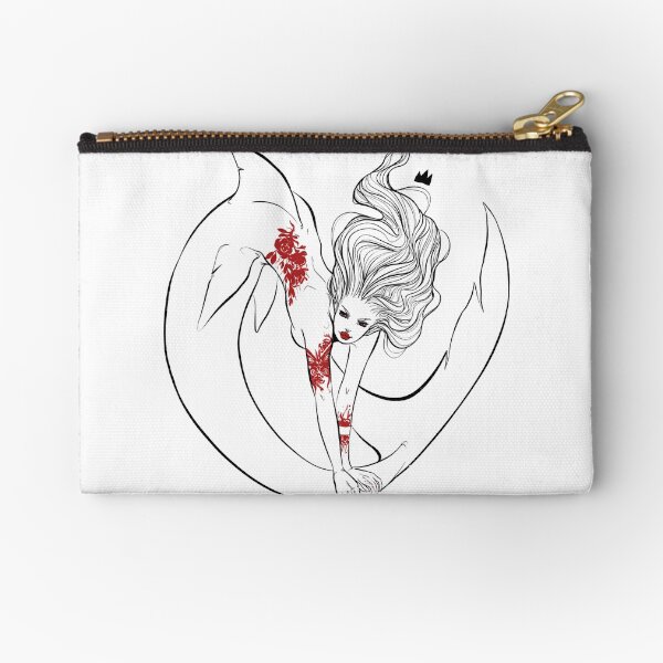 Shark Babe 3 Zipper Pouch