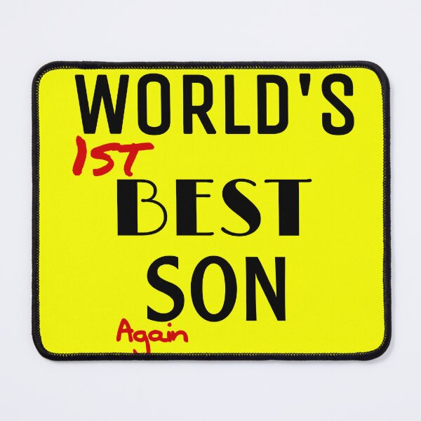 Item preview, WORLD'S BEST SON Again designed and sold by SMAX Art ⭐⭐⭐⭐⭐.
