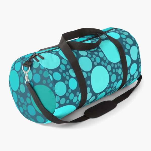 Item preview, Aqua Blue Bubble Swarm Polka Dot Pattern Design designed and sold by patternsoup.
