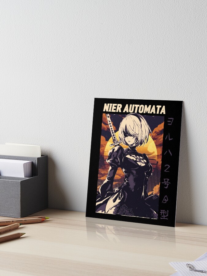 Nier Automata 2B Art Board Print for Sale by CassidyCreates