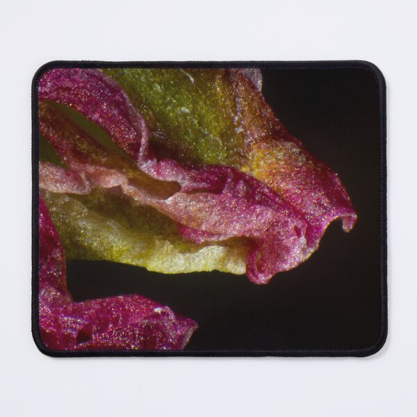 Item preview, Micro-Flowers, green and pink flower petal under the microscope (40x) designed and sold by Sarah Glavan.