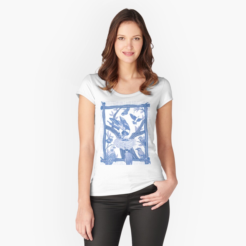 Item preview, Fitted Scoop T-Shirt designed and sold by tinaschofield.