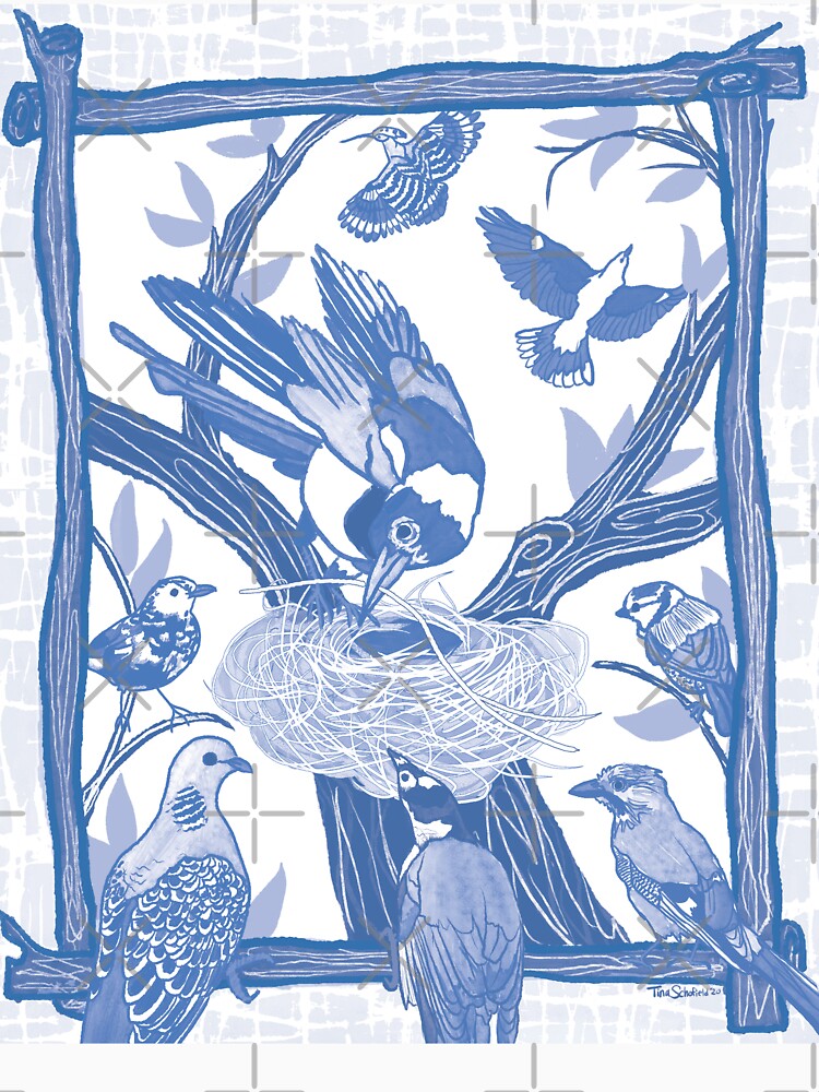 Thumbnail 7 of 7, Classic T-Shirt, Magpie's Nest designed and sold by tinaschofield.