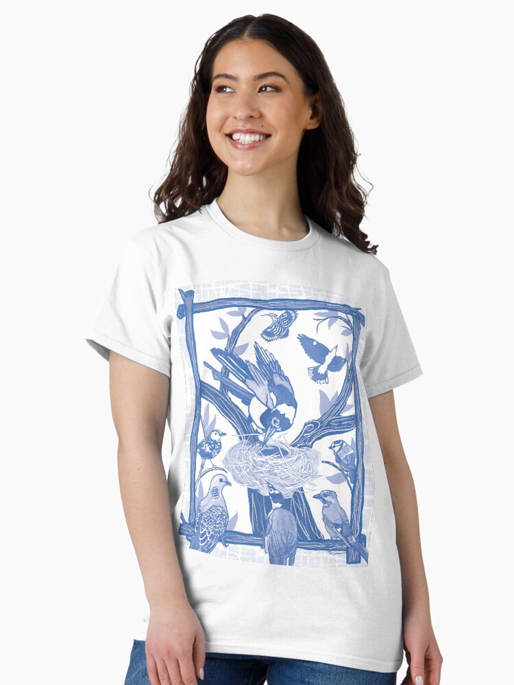 Thumbnail 2 of 7, Classic T-Shirt, Magpie's Nest designed and sold by tinaschofield.