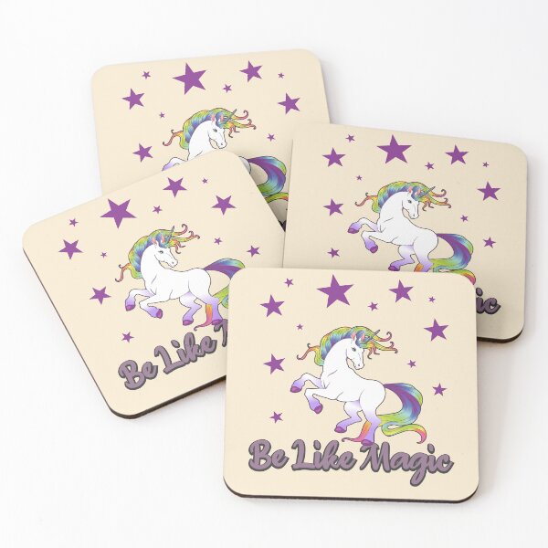 Item preview, Be Like Magic Rainbow Unicorn Stars designed and sold by MindfulMeta.