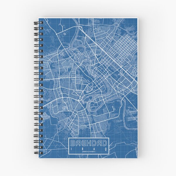 Item preview, Baghdad City Map of Iraq - Blueprint designed and sold by deMAP.