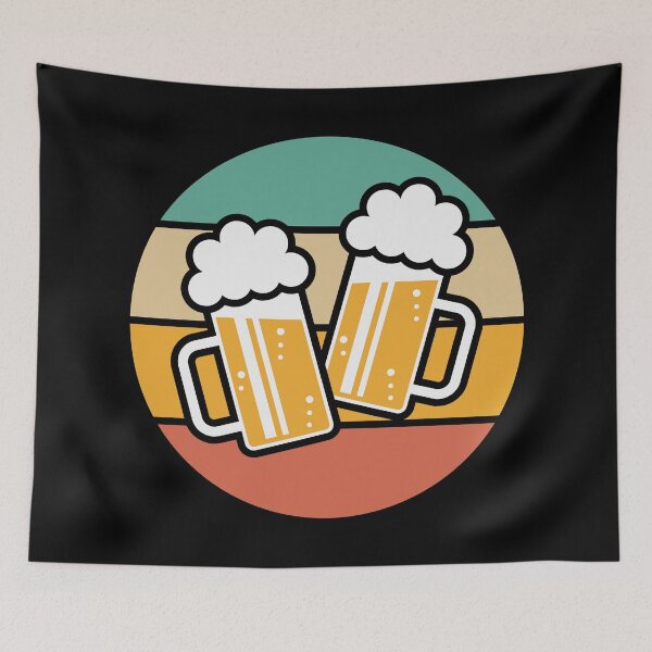 Item preview, 2 Clinking Beer Glasses For A Cheer! (Sun / 5C) designed and sold by MrFaulbaum.