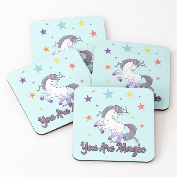 Item preview, You Are Magic Unicorn Rainbow Stars designed and sold by MindfulMeta.