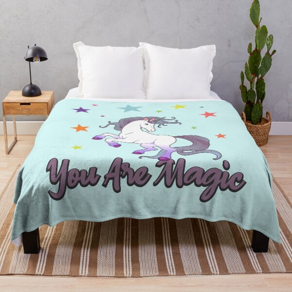 Item preview, You Are Magic Unicorn Rainbow Stars designed and sold by MindfulMeta.