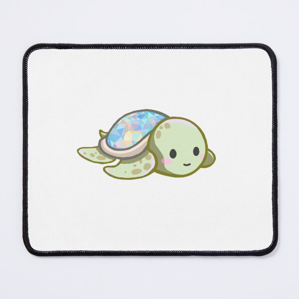 Item preview, Cute Baby Opal Sea Turtle Sticker designed and sold by 10six.