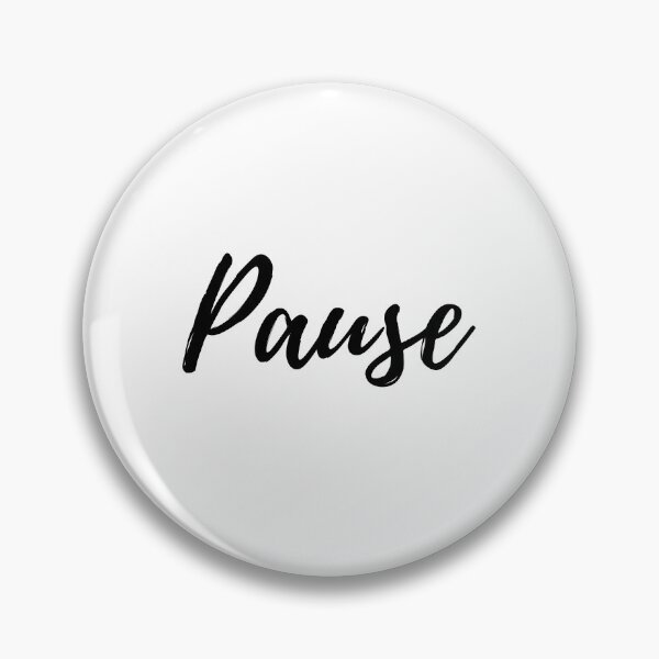 Artikelvorschau, Denken Sie nach, bevor Sie handeln – Drücken Sie die Pause-Taste entworfen und verkauft von ActionFocus.