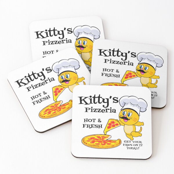 Item preview, Kitty's Pizzeria designed and sold by clothingyouneed.com.
