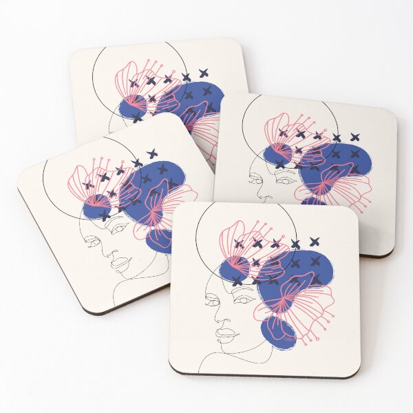 Item preview, Minimalistic floral boho lineart  designed and sold by CreativeStrand.