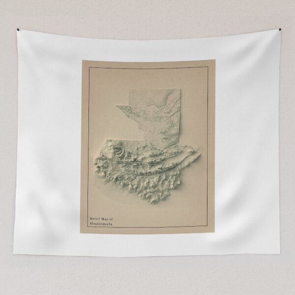 Item preview, Guatemala Relief Map 3D digitally-rendered designed and sold by ThinkAboutMaps.