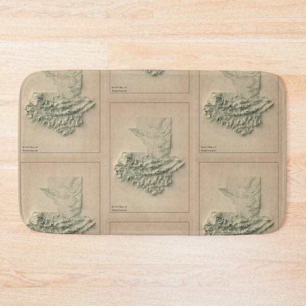Item preview, Guatemala Relief Map 3D digitally-rendered designed and sold by ThinkAboutMaps.