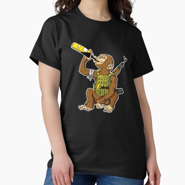 Drunk Chimp Classic T-Shirt