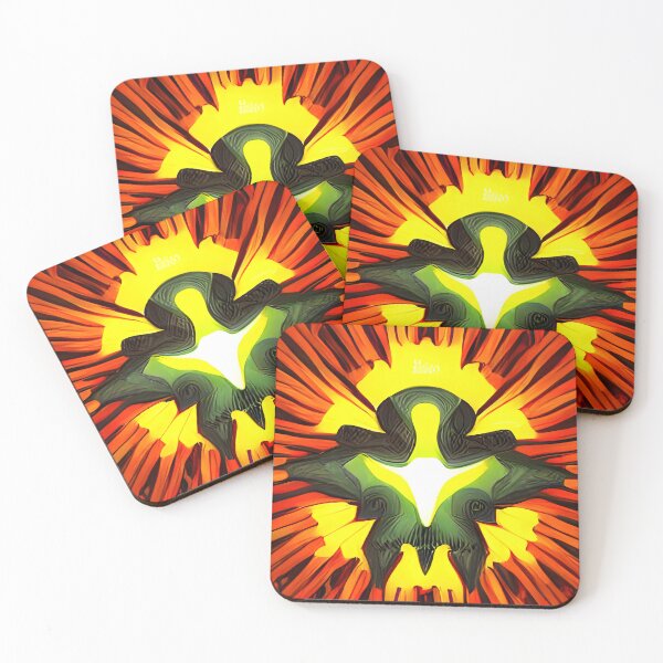 Item preview, Flying Dinosaur over a Volcano designed and sold by PlacidHinds.