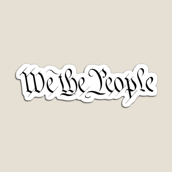 Vista previa del artículo con la obra «Nosotros la gente - Constitución de los Estados Unidos», diseñado y vendido por hadicazvysavaca.