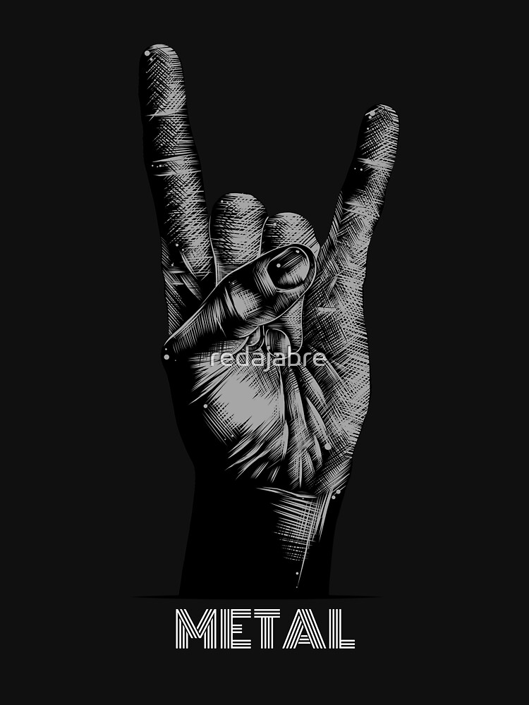 Thumbnail 7 of 7, Classic T-Shirt, Metal Essential T-Shirt designed and sold by redajabre.