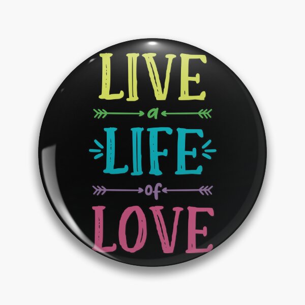 Item preview, Live a Life of Love! Rainbow Pride Good Vibes designed and sold by MunsyArt.