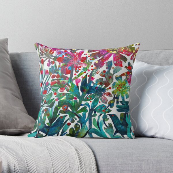 Colour burst Throw Pillow