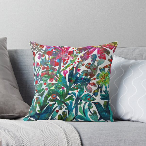 Colour burst Throw Pillow