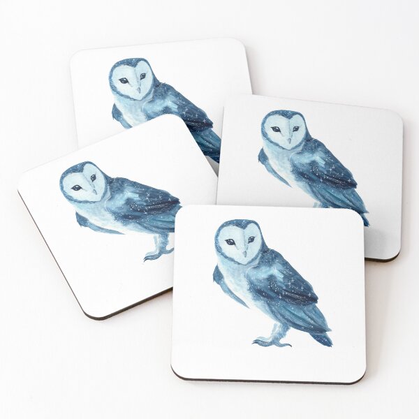 Item preview, Galaxy Barn Owl designed and sold by Threeleaves.