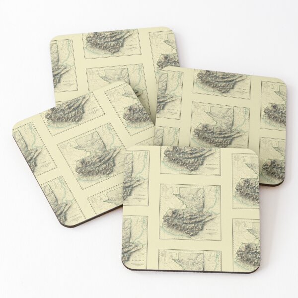 Item preview, 1902 Guatemala Relief Map 3D digitally-rendered designed and sold by ThinkAboutMaps.