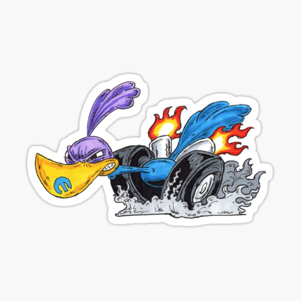 Item preview, Hot Roddin' Roadrunner designed and sold by DeFrankenstein.