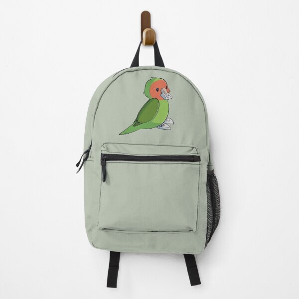 Item preview, Naughty peach faced lovebird stealing gaming keys from keyboard designed and sold by Lovebirbs.