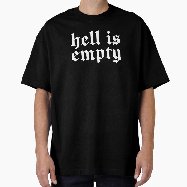 Item preview, Hell is empty. Gothic quotes designed and sold by SweetLog.
