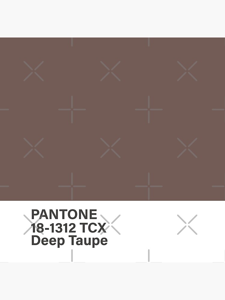 Pantone 18-1312 Tcx Deep Taupe Color