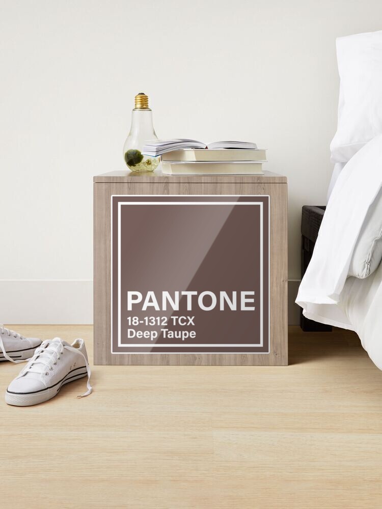 PANTONE Smart 18-1312X Color Swatch Card, Deep Taupe - Wall Decor Stickers  