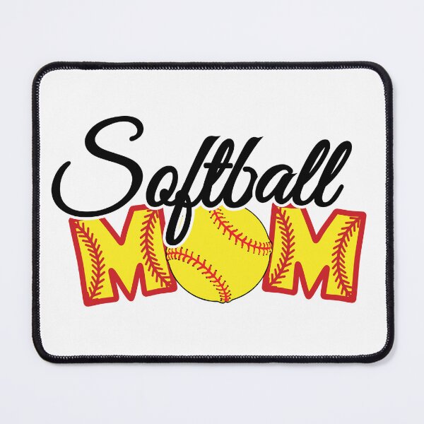 Item preview, Softball mom with ball and red stitches designed and sold by PepaAnaRB.