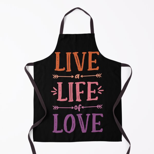 Item preview, Live a Life of Love! Pride Good Vibes Text in Orange Pink Purple. designed and sold by MunsyArt.