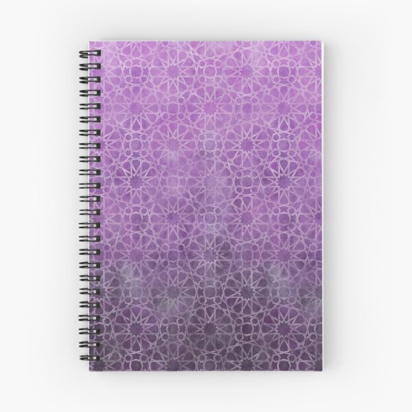 Item preview, Moroccan tiles in ombre gradient purple designed and sold by Rebecca Reck Art.