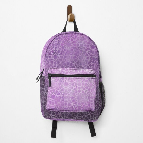 Item preview, Moroccan tiles in ombre gradient purple designed and sold by Rebecca Reck Art.