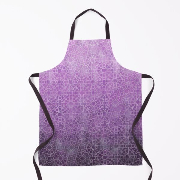 Item preview, Moroccan tiles in ombre gradient purple designed and sold by Rebecca Reck Art.
