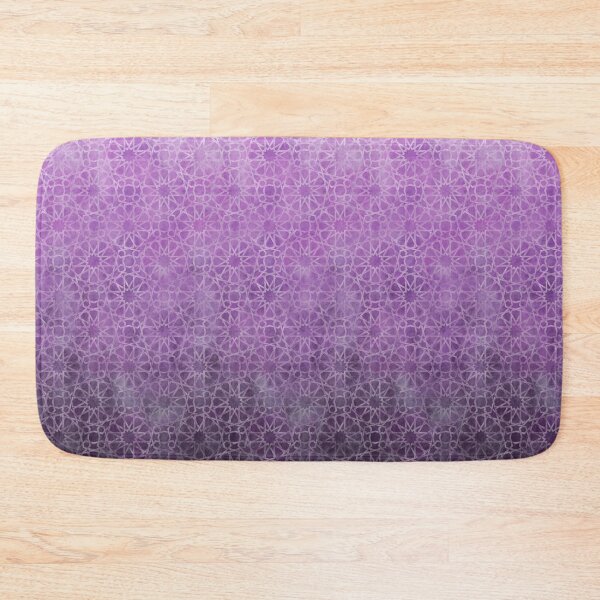 Item preview, Moroccan tiles in ombre gradient purple designed and sold by Rebecca Reck Art.