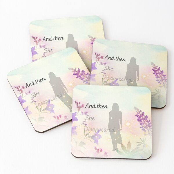 Item preview, An ethereal design using the silhouette of a woman disappearing into a field of flowers designed and sold by ditzy-designs.