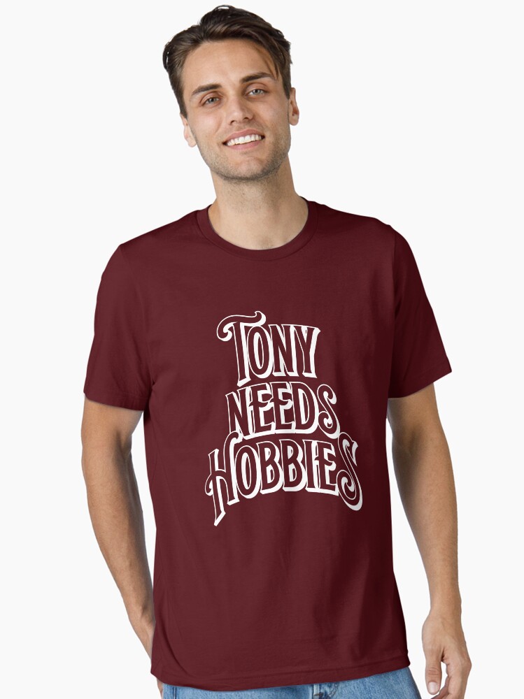 Thumbnail 1 of 7, Essential T-Shirt, Tony Needs Hobbies White designed and sold by TonySellsShirts.
