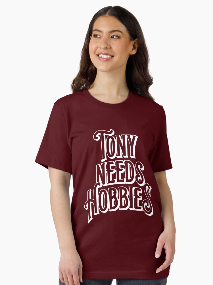 Thumbnail 2 of 7, Essential T-Shirt, Tony Needs Hobbies White designed and sold by TonySellsShirts.