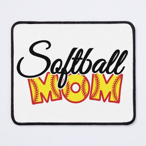 Item preview, Softball mom with red stitches designed and sold by PepaAnaRB.