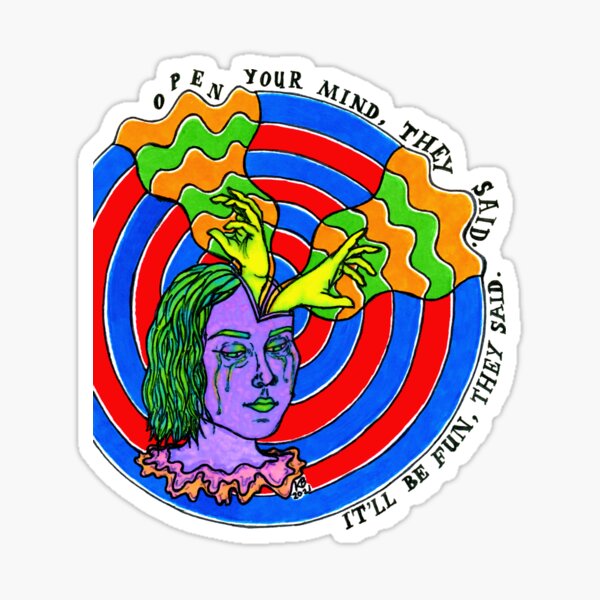 Demons' Day Out // Fun Open Mind Sticker