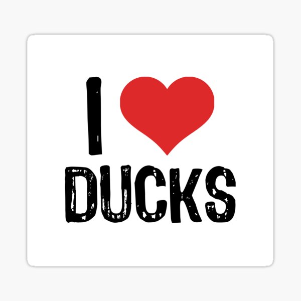 Item preview, I Love Ducks designed and sold by The "I Love Everything" Shop.